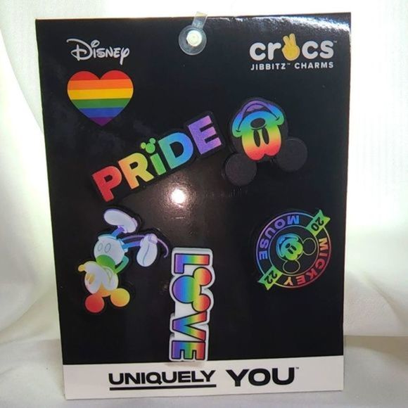 CROCS Shoes - Disney Pride Jibbitz by Crocs!! Best Collab!!!